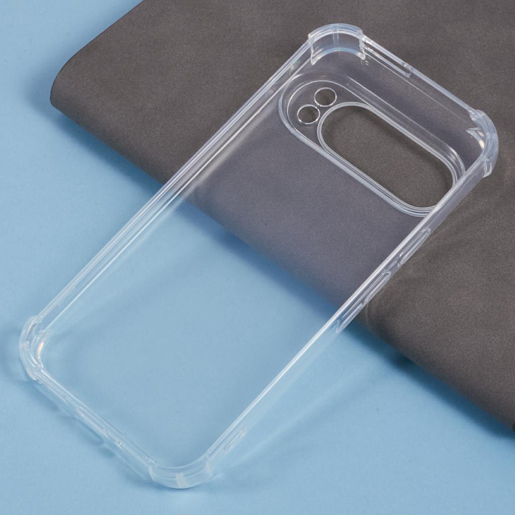 For Google Pixel 9 Cover Reinforced Four Corner Anti-Shock TPU Clear Phone Case