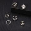 Yooping Men's Silver 925 Ring, Adjustable Size, Retro Craftsmanship, Unisex, A-Style