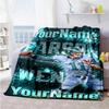 Philadelphia Eagles Customize Text Blanket Lightweight Personalized Blanket Soft Cozy Great For Home Decor Bedding Living Room Sofa
