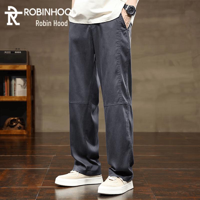 ROBINHOOD Men s Summer Lyocell Ice Silk Cargo Sports Pants 5XL