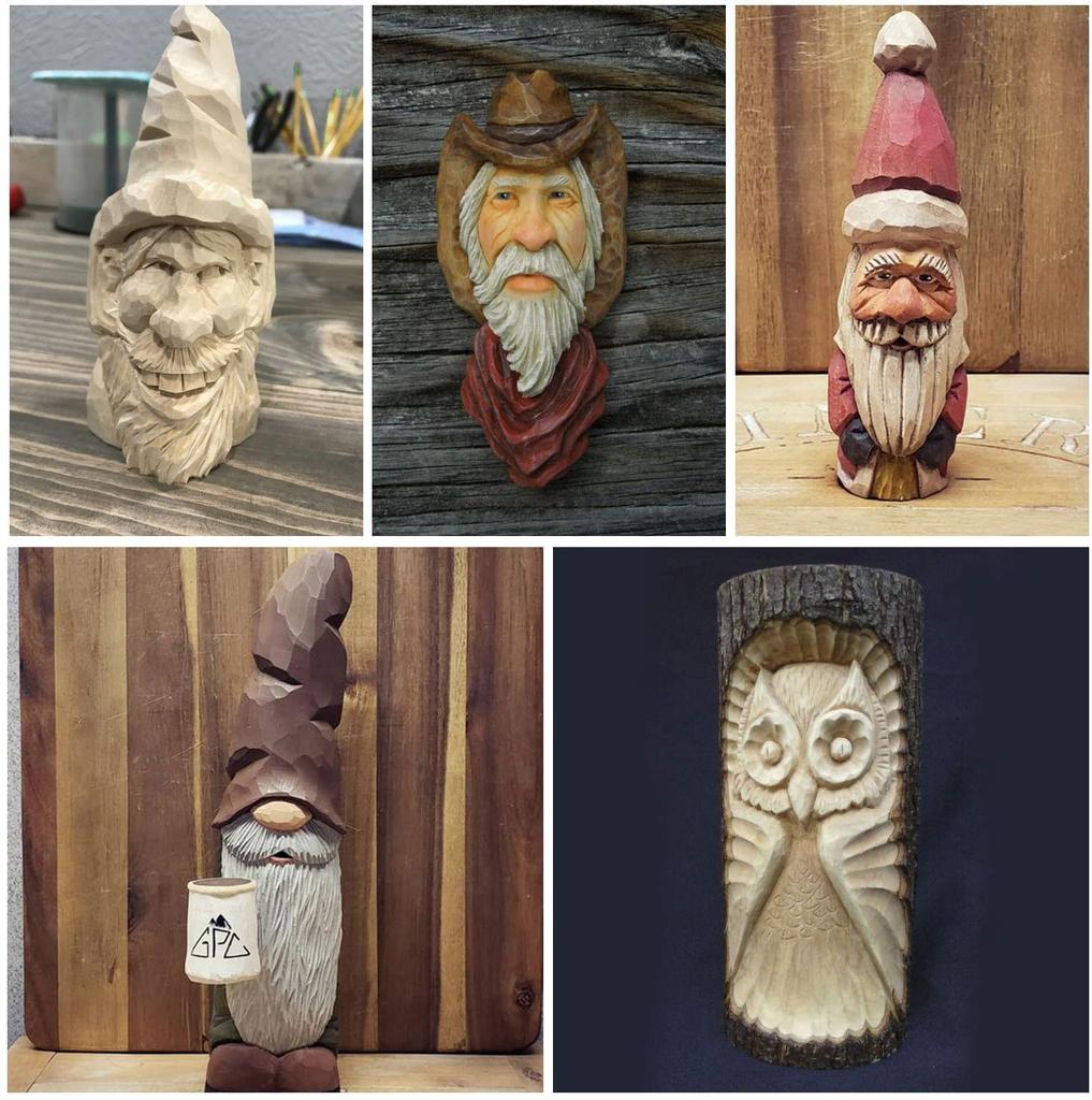 Thiecoc Set mit 6 15cm x 5cm x 5cm Hinoki Zypressenholzblöcken für Handgemachtes Unfertiges Weichholzset für Anfänger Schnitzen, Holzarbeiten, Astfrei,