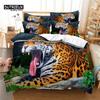 Tiger Digital Printing Bedding Set, Duvet Cover, 3D Bedding, Linen, Queen Size, Fashion Design