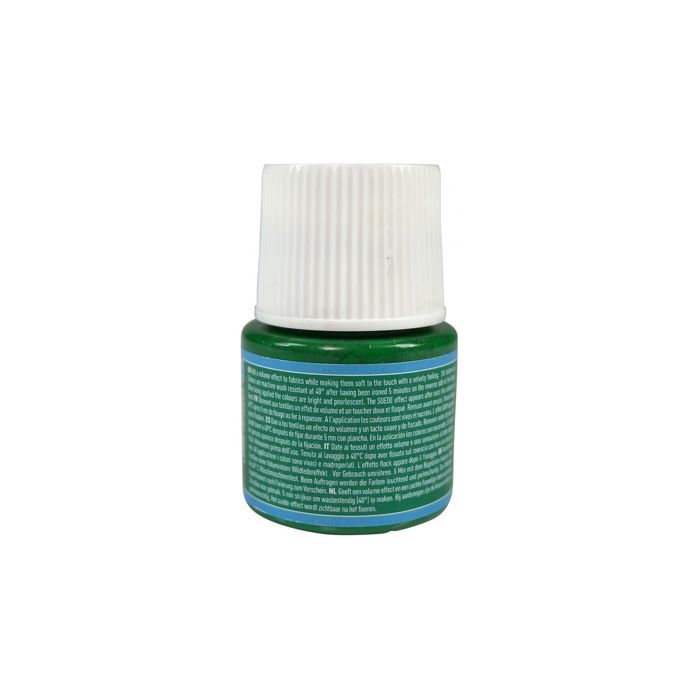 Peinture tissu - PéBéo - Sétacolor - Effet daim - Vert - 45 ml