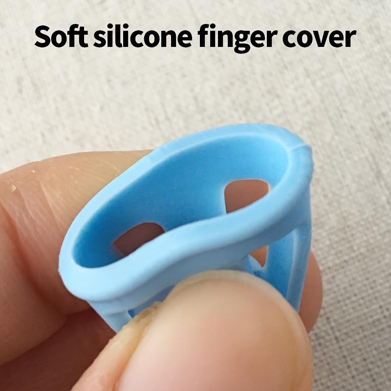 2pcs/set Sewing Thimble Finger Protectors Embroidery Tool Anti-Slip Cross Stitch Needle Covers  Available In Various Sizes