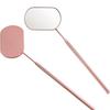 Quality Professional Handheld Stainless Steel Square Large Colorful Eyelash Lash Mirror