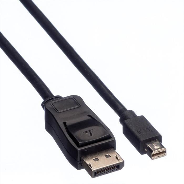 Value 11.99.5638, 1,5 m, DisplayPort, Mini DisplayPort, Mâle, Mâle, Noir