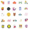 50 New Small Fresh Series Graffiti Stickers Sunset Scenery Painted Stickers