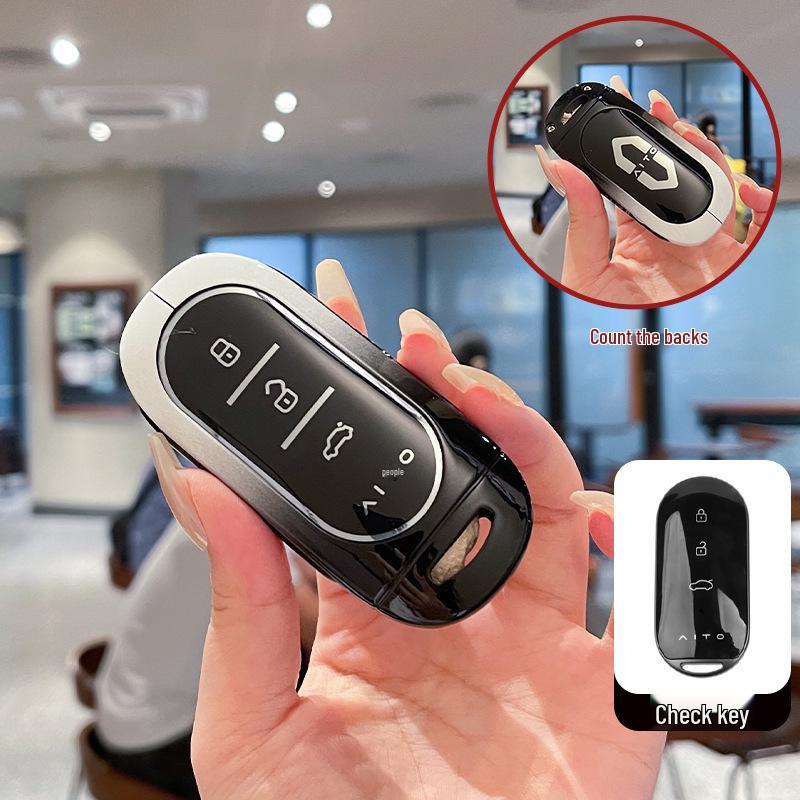 AITO M9 Key Case: Metal Buckle for AITO Huawei M9 Electric Extended Range