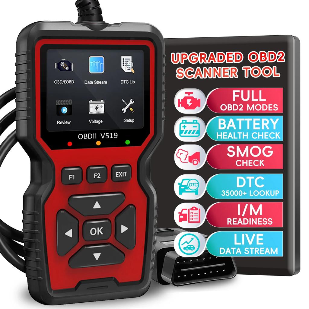 New Enhanced OBD2 Scanner Vehicle Code Reader Check Engine Light Fault Reader Diagnostic Scan Tool Automotive OBD II Scanner