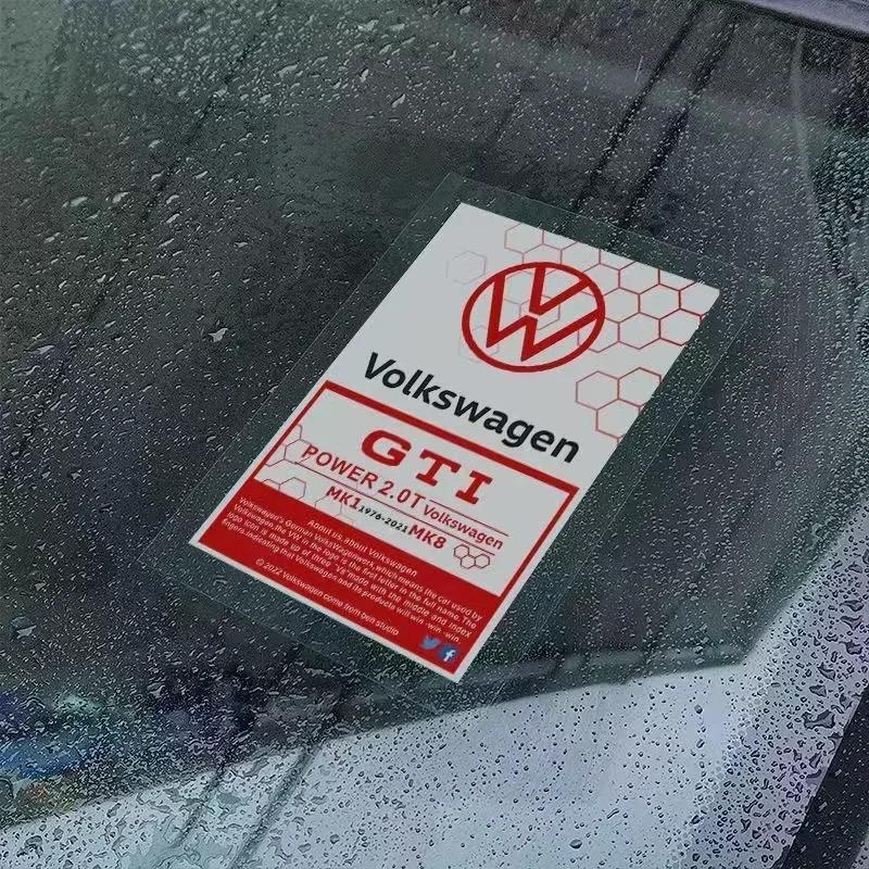 

Новые JDM Статические Наклейки на Фары Автомобиля Для Volkswagen Golf MK6 MK7 Passat Polo T5 Magotan Touran Scirocco Декоративный Эмблема 1pcs