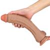 32 cm Ultra-lange Ultra-grobe Flüssigkeit Silikon Simulation Großen Penis Anal Plug Erwachsene Liefert Manuelle Masturbation Gerät