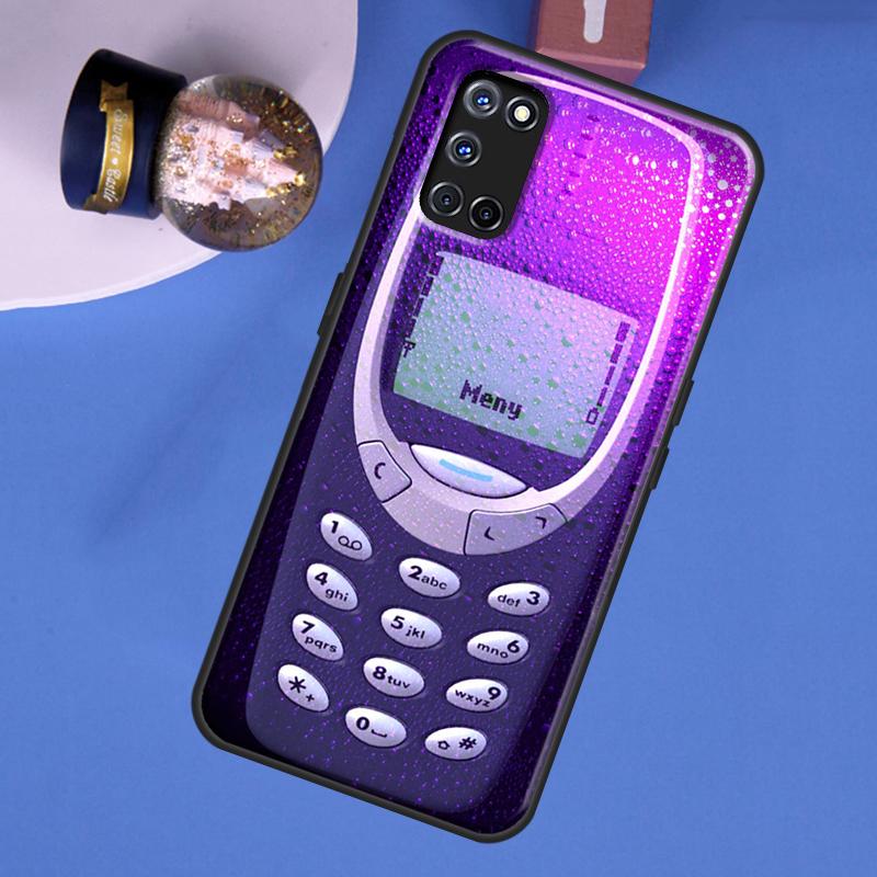Retro Mobile Phone Phone Case For Oppo A80 A40 A60 A16 A76 A96 A91 A15 A17 A74 A94 A54 A57S A18 A38 A58 A98 A78