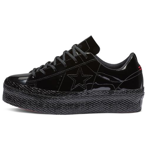 

Converse One Star Platform Ox Лаковані Чорні Жіночі 562604c 35