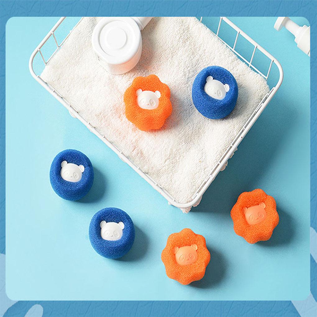 3pcs Laundry Ball Reusable Clothes Cleaning Tool Lightweight Household Filtering Balls Water-resistant Cat Dog Hairs Catcher