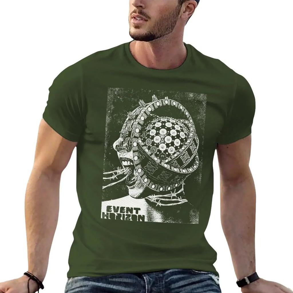 Event Horizon T-shirt Summer Top Sweat Oversized T Shirts for Men