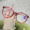Large Frame Oval High-definition Presbyopia Glasses New Ultra Light TR90 Reading Glasses Fashionable Anti Blue Light Eyeglasses