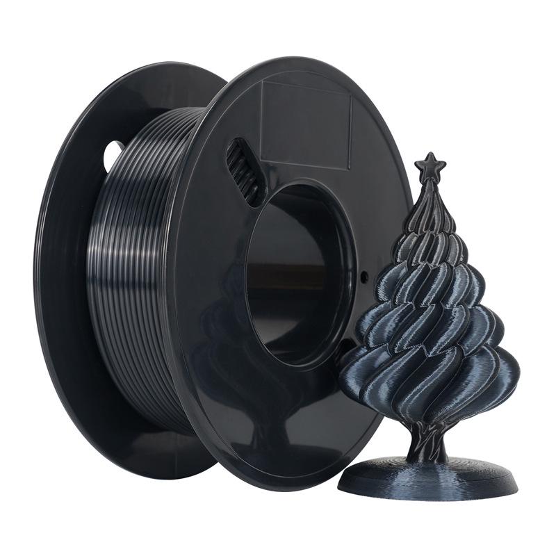 Silk Multi-color PLA 3D Printing Filament, 200g/250g, for All FDM Printers.