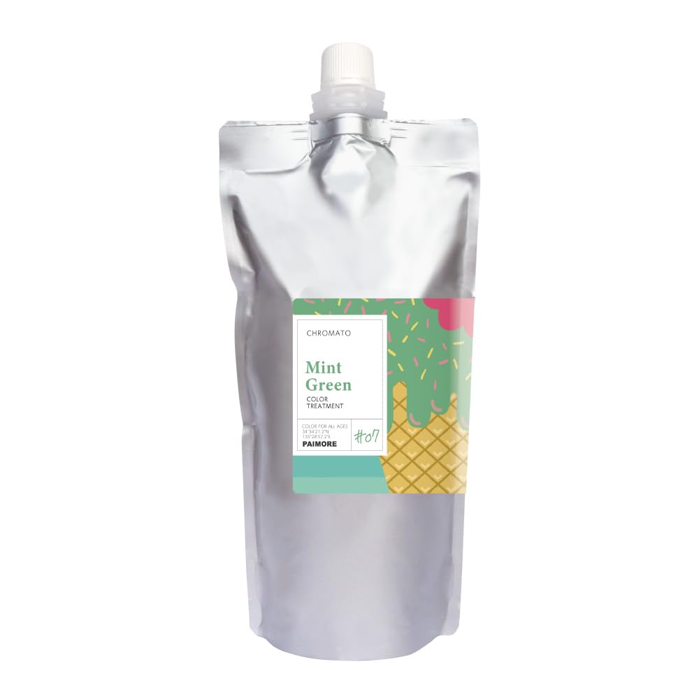 

[Salon exclusive product] Chromato Color Treatment (Mint Green) Large capacity 500g