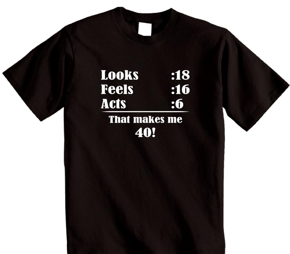 

40th Birthday t shirt Funny Forty Fortieth Birthday T-Shirt 4XL