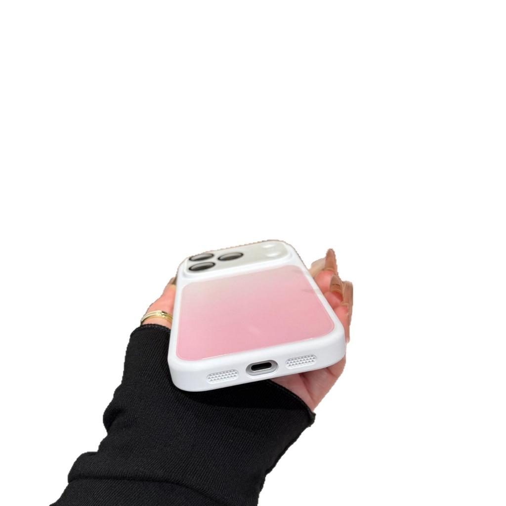 17 Applicable iPhone16promax Contrasting Color Gradual Change 16 Apple 17pro Mobile Phone Case 17promax Protective Case