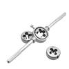 Combination Tap & Die Set Tool Kit (M3-M12) - Precision Machined Hand Tap Wrench and Die Wrench for Metric Thread Cutting