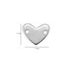 20pcs/lot Two Holes Stainless Steel Customize Logo Tags Charms Connectors for DIY Personalized Jewelry Making