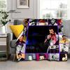 Elvis Throws Blanket 3D Printing Rock Singer Sofa Blanket  Adults and Children Bedroom Living Room Decoration Blanket for Bed