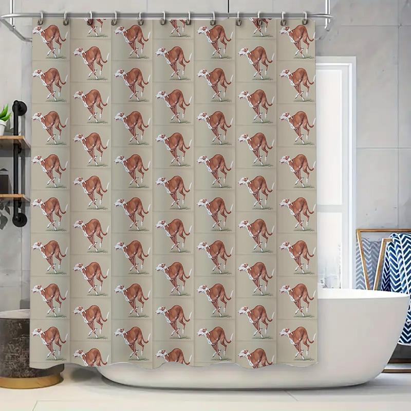 Farmhouse Shower Curtain Rustic Cow Print Bathroom Decor Country Chic Farm Animal Shower Curtain Set Waterproof Home Decor 90x180cm