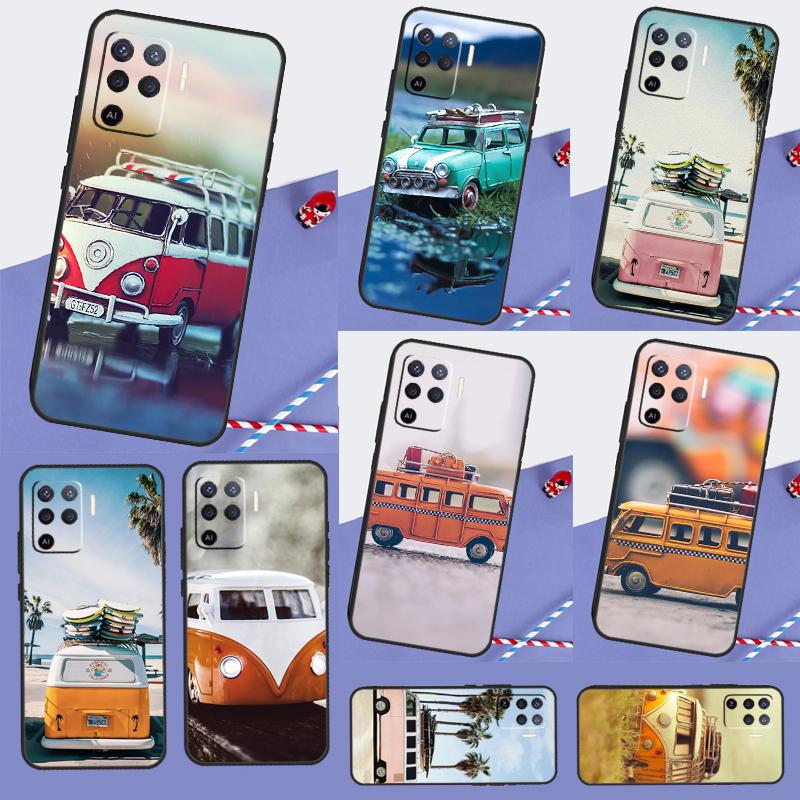 Combi Van Surf Case For Oppo A79 A18 A38 A58 A78 A98 A40 A60 A80 A16 A76 A96 A15 A74 A94 A54 A17 A77 Cover
