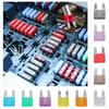 Multifunctional Vehicle Fuses Set 120pcs Color Code Small Fuses Portable Accessory for Secure Electrical Systems
