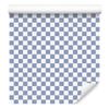 Checkerboard Wallpaper In Blue, White, Light Gray and Azure 50x1000