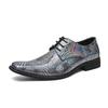 Men's Fashion Party Leather Shoes Patent Leather Pointed-toe Shiny Shoes Men Dress Business Grace Shoes Men Wedding Casual Flats