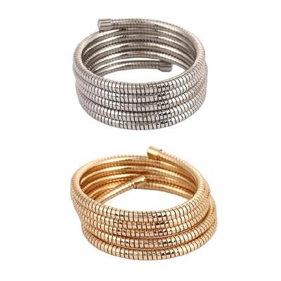 Bracelet Manchette Flexible Empilable Mode Bracelet Léger