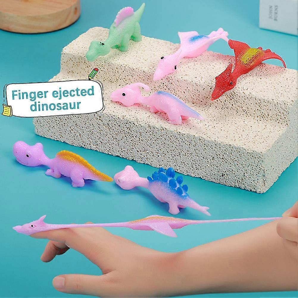 Dinosaur Finger Toys Stick Sling Shot Dinosaur Finger Toys For Kids