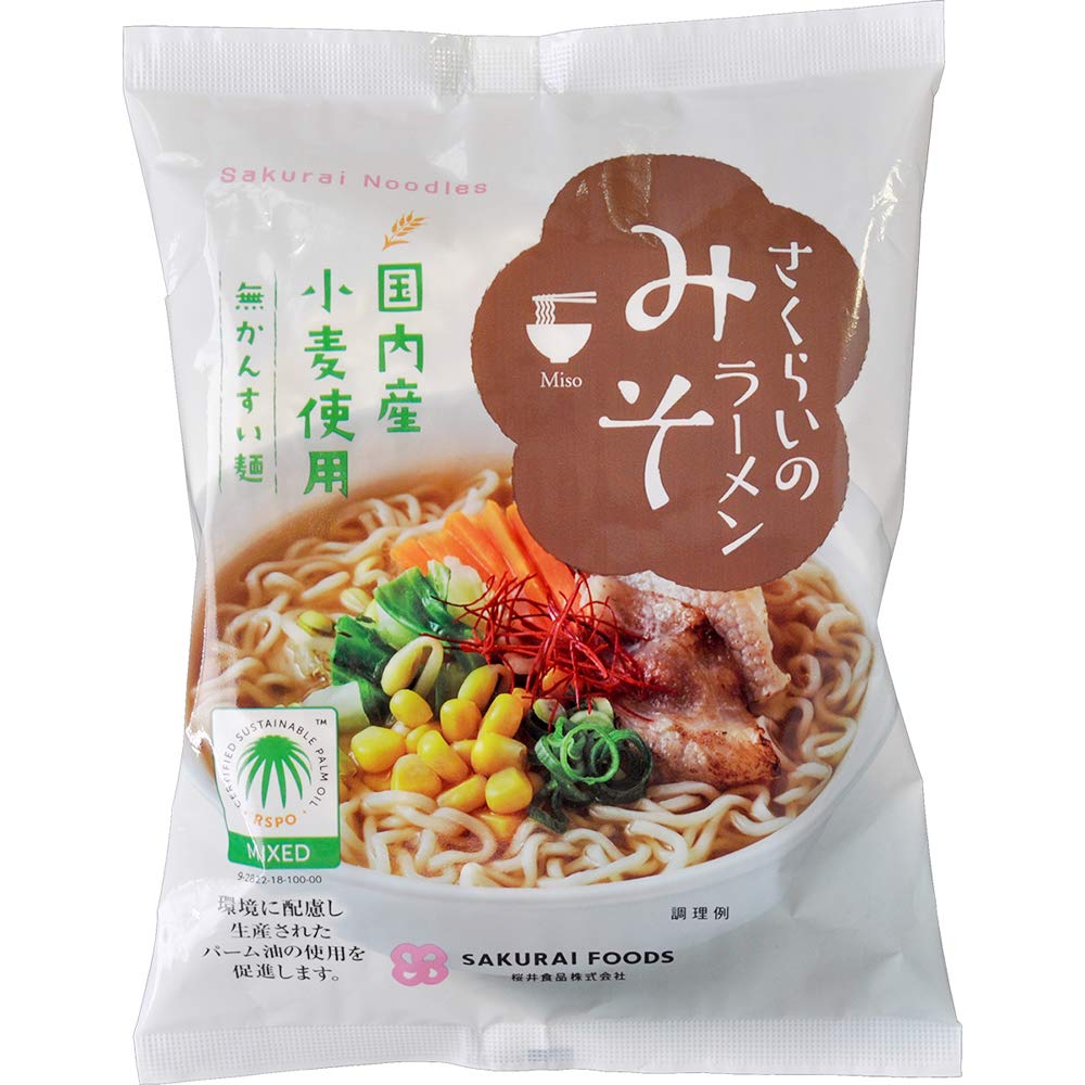 

Sakurai Foods Sakura Ramen Miso 101g x 20 packs