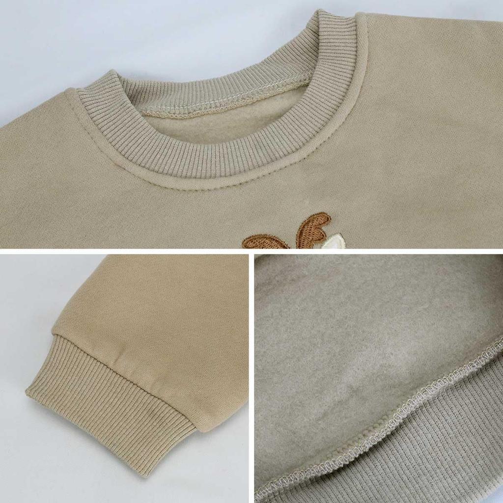 Santa and Reindeer Baby Christmas Santa Claus Santa for Girls and Santa Baby e0455 [monoii] Costume, Romper, Outfit, Kids' Outfit, Hat, Red, Brown,