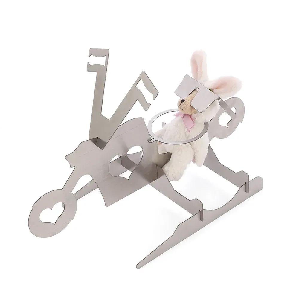 

2025 новый американский мотоцикл BBQ стальная решетка с держателем для пивной банки для сочного и забавного приготовления курицы на гриле, жарки, аксессуары для барбекю HG03-0021-BE