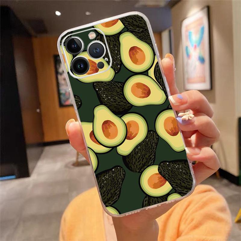 Phone Case For iphone 17ProMax Air 16 15 14 13 Pro Max 15 16 Pro 15Plus Art Funny avocado Fruit
