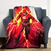1pc Flash Lightning Flannel Throw Blanket Lightweight Soft Warm All Season Blanket for Sofa, Bed, Travel, Camping L1024149