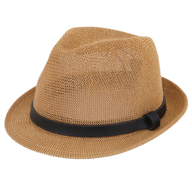 Hat Summer Top Hat European and American Version of Grass Yarn Sunshade Neutral Male and Female Jazz Hat