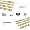 ZISIZ Individually Wrapped Bamboo Disposable Chopsticks