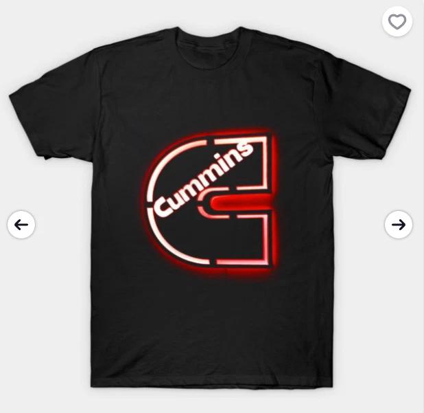 Cummins Engine Distressed Logo T-Shirt XS