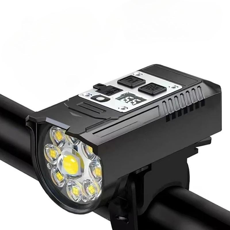 Bright Bicycle Light 5 LED Front Type C Rechargeable MTB Mountain Bicycle Lamp 1000LM Bike Headlight Flashlight Cycling Scooter