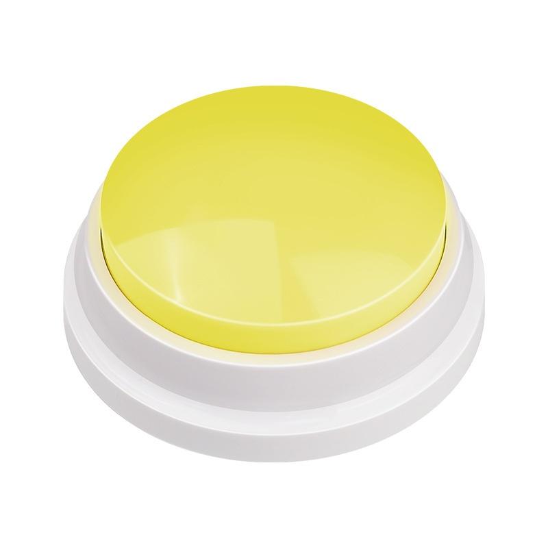 Pet NCIPET Pet Communication Buttons, Dog Talking Voice Toy, Bell Training Device, Recordable Sound Squeeze Box NCIPET (Yellow,M)