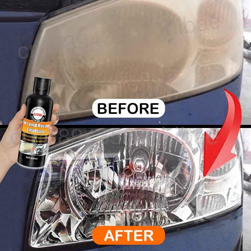 Car Headlight Restoration Polishing Kits Headlamp Scratch Remover Repair Cleaning Paste Remove Oxidation Headlight Polish Liquid