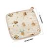 Cotton Drooling Bib Mouth Cloth For Baby Gentle On Skin Machine Washable Saliva Towel Newborns Feeding Accessories