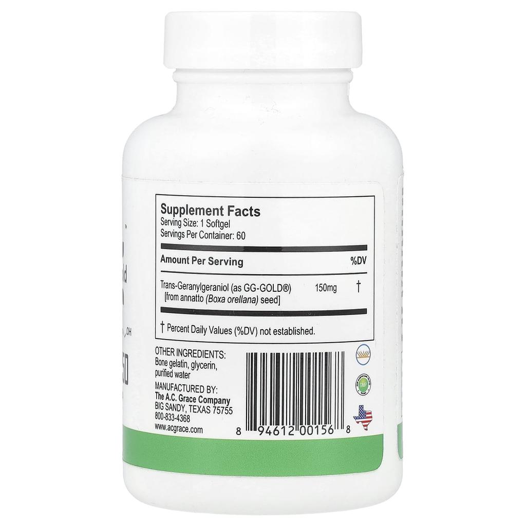 A.C. Grace Company, UNIQUE E-GG 150, 150 mg, 60 easy-to-swallow softgels