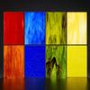 8 Pieces Glass Sheets Easy for Ornament Making, Mosaic Makers
