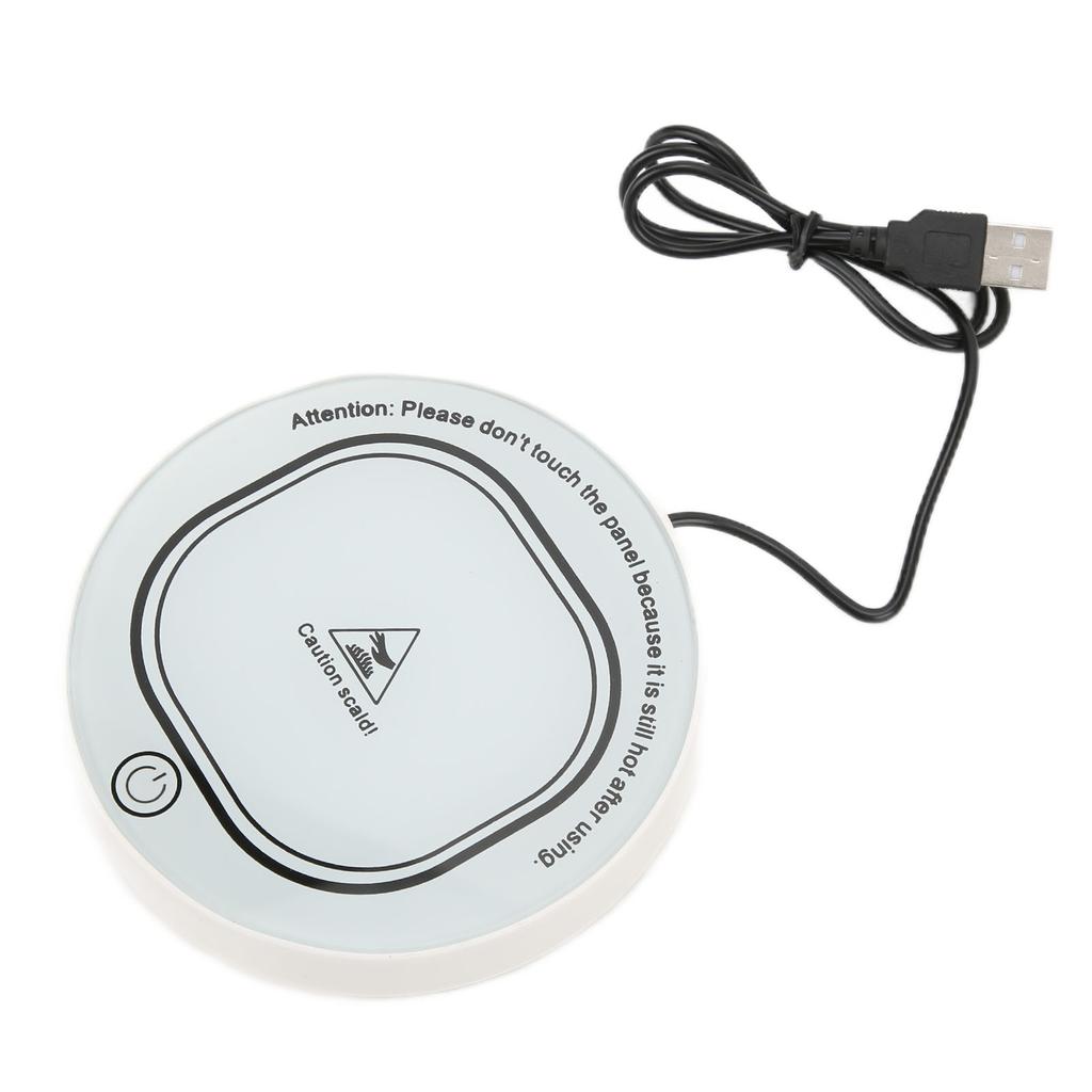 Cup Warmer Pad Constant Temperature USB Intelligent Utility Cup Heating Mat for Coffee Milk Tea