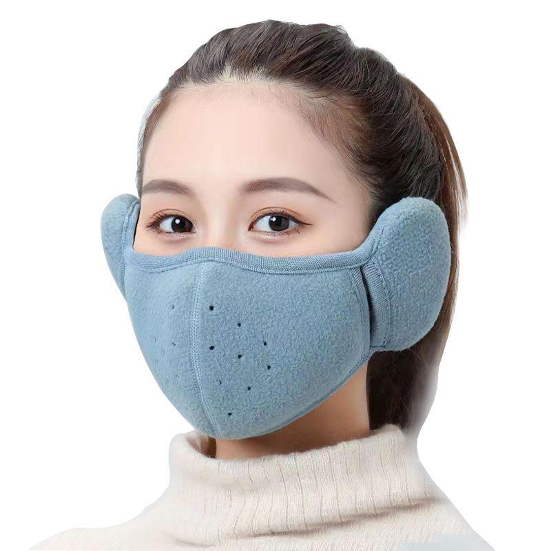 Unisex 3D Winter Mask: Velvet, Ear Protection, Windproof & Breathable for Cycling
